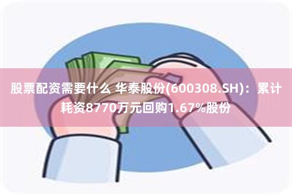 股票配资需要什么 华泰股份(600308.SH)：累计耗资8770万元回购1.67%股份