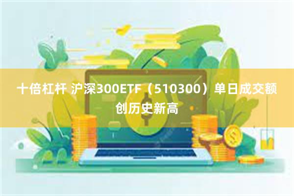 十倍杠杆 沪深300ETF（510300）单日成交额创历史新高