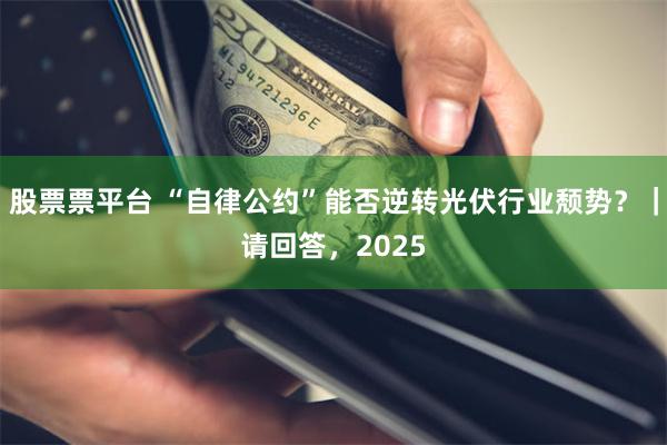 股票票平台 “自律公约”能否逆转光伏行业颓势？｜请回答，2025